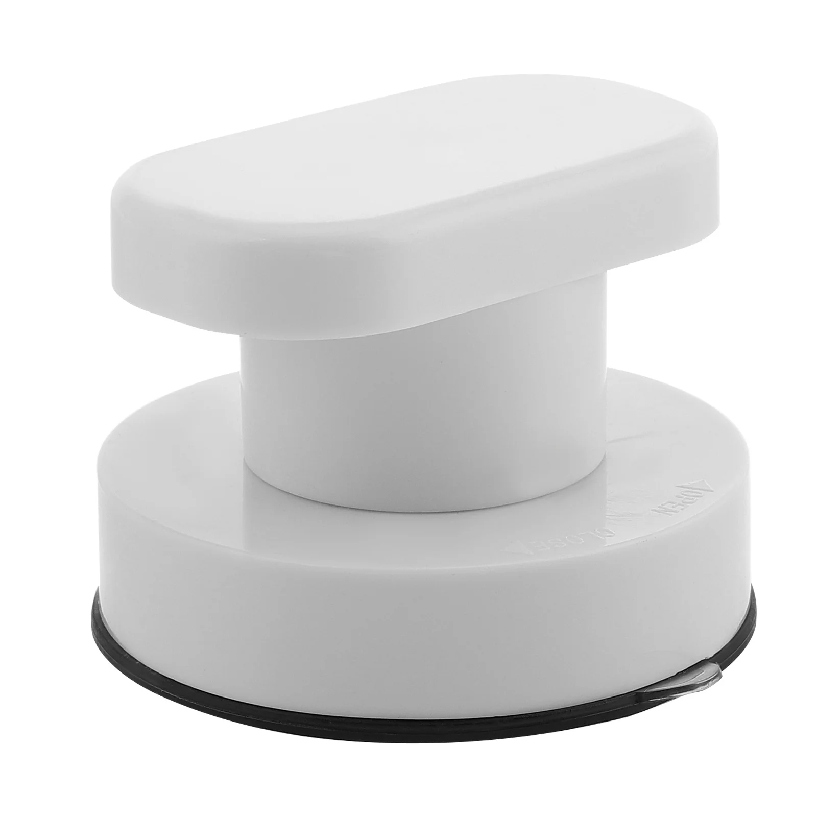 

Cabinet Door Handle Plastic No-Drill Easy Install Strong Adhesive Durable Drawer Pull Knob for Bathroom Glass and Furniture