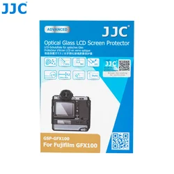 JJC Ultra-Thin Tempered Glass Film Cover For FUJI Fujifilm GFX50S II, GFX100S, GFX100，GFX100SII Screen Protector