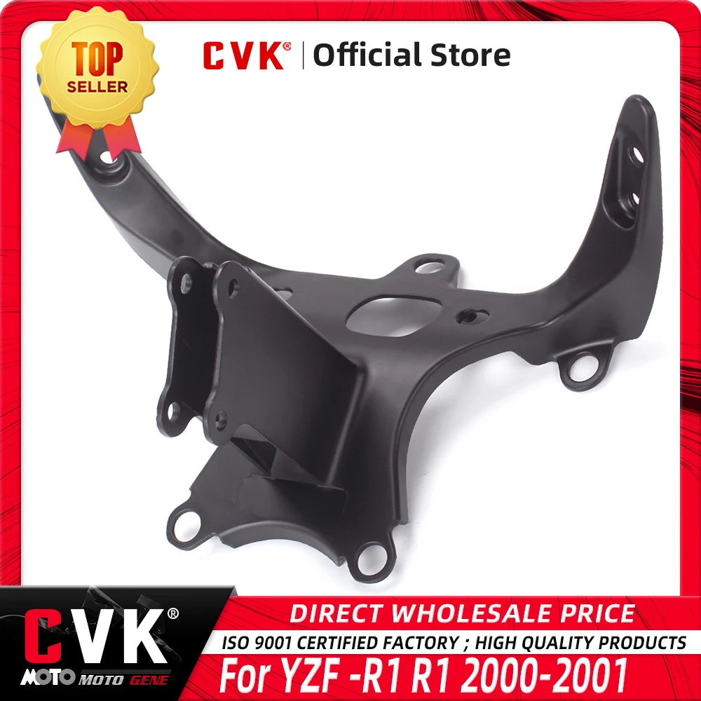 CVK Headlight Bracket Motorcycle Upper Stay Fairing For YAMAHA YZF-R1 R1 2000 2001 YZF1000 00 01 Parts