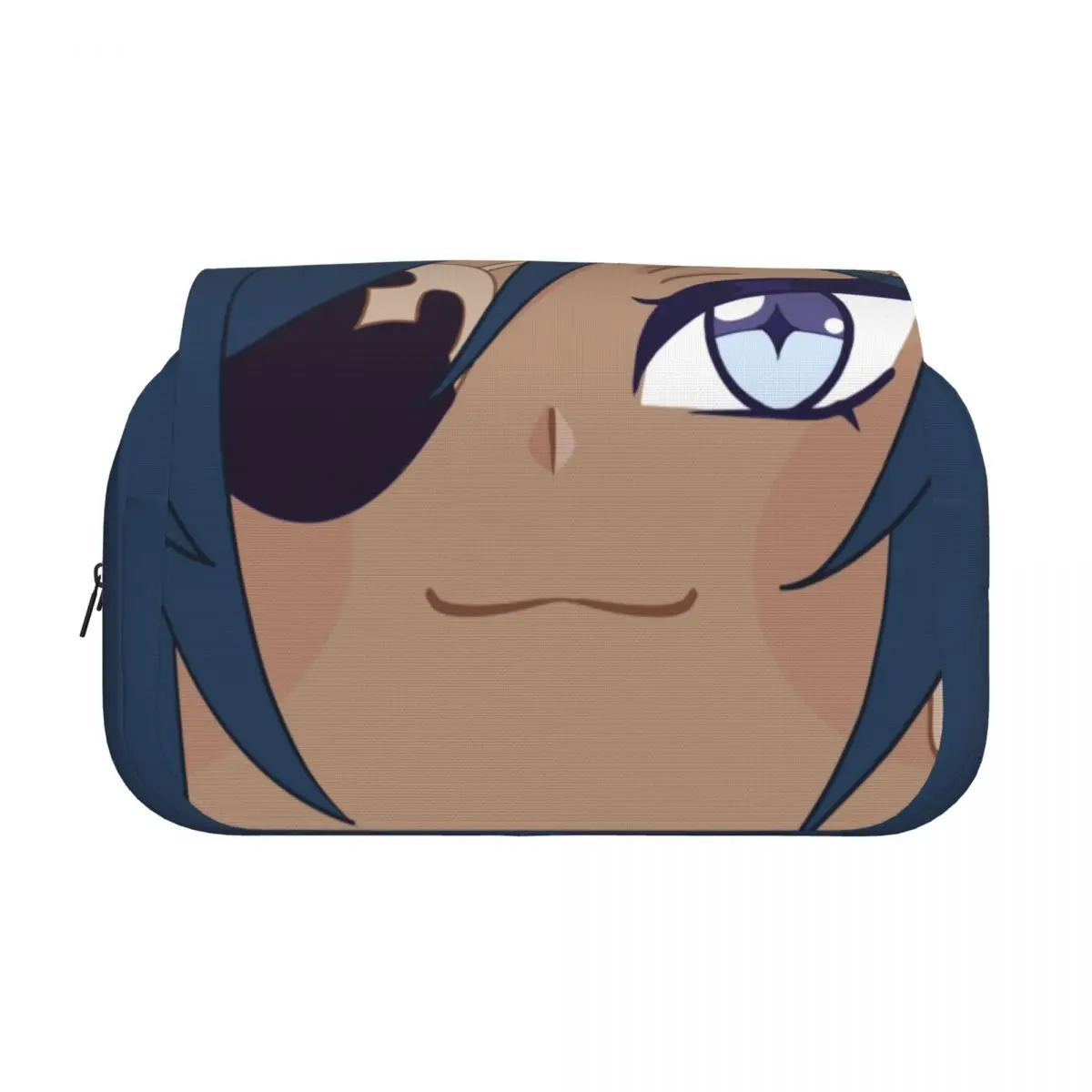 Kaeya Tiddies Genshins Impact Double Clamshell Pen Case Pencil Pouch Pen Box Pencil Bags School Supplies Zipper Stationery