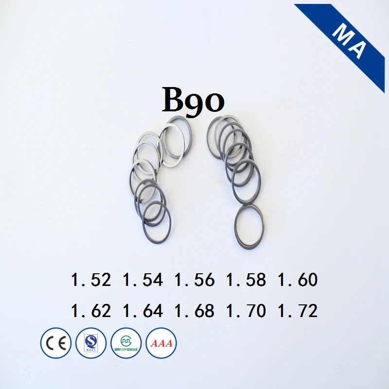 B90 حاقن قضيبي مشترك ضبط الحشوات 1.52 1.54 1.56 1.58 1.60 1.62 1.64 1.68 1.70 1.72 غسالة حشية وقود الديزل