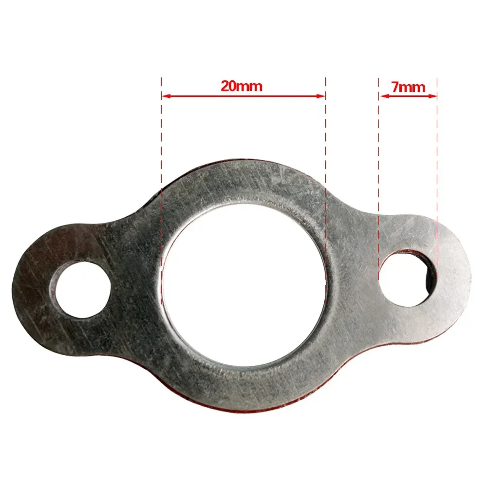 Motorcycle  Engine Parts  Exhaust Carby Manifold Installation base Gasket For 48cc 66cc 80cc 2 Stroke Motorized Bike