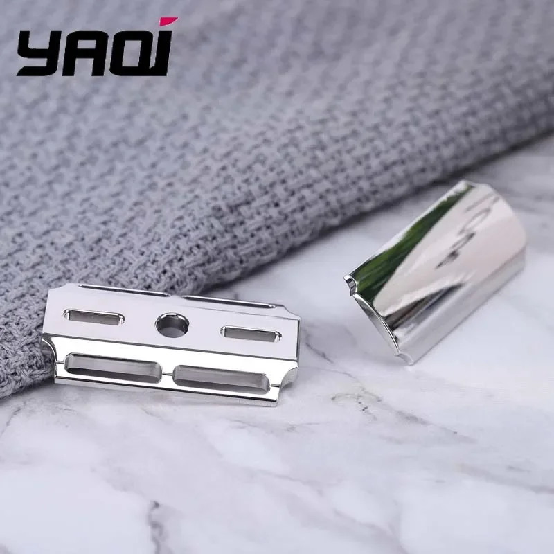 Yaqi Vostok 90SB Straight Razor Safety Razor Head 316 Stainless Steel Polished 0.90mm Blade Gap Men's Shaving Accessory