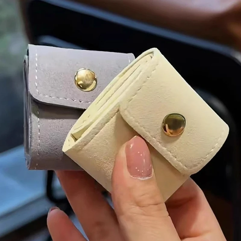 

Fashion Portable Travel Jewelry Bag Pouch Travel Jewelry Roll Bag with Buckle Travel Jewelry Organizer Case Good