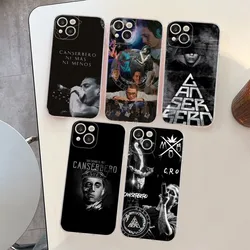 Singer Canserbero Phone Case Silicone Soft for iphone 15 14 13 12 11 Pro Mini XS MAX 8 7 6 Plus X XS XR Cover
