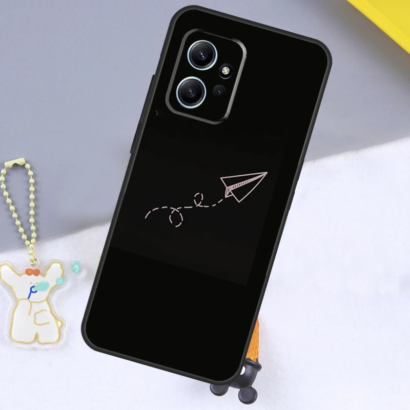 Love Sweet Planes Couple For Xiaomi Redmi Note 12 11 10 9 Pro 9S 10S 11S 12S Phone Case For Redmi 12 9C 10C 12C 13C