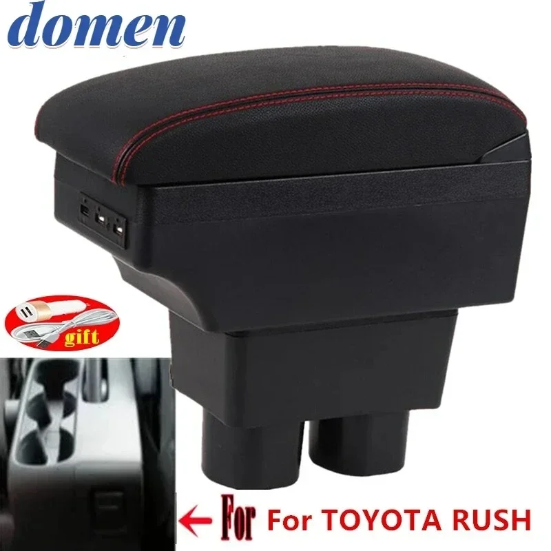 For TOYOTA RUSH Armrest Box For Toyota Avanza Rush Car Armrest Interior Retrofit Part Storage Box Car Accessorie Interior detail