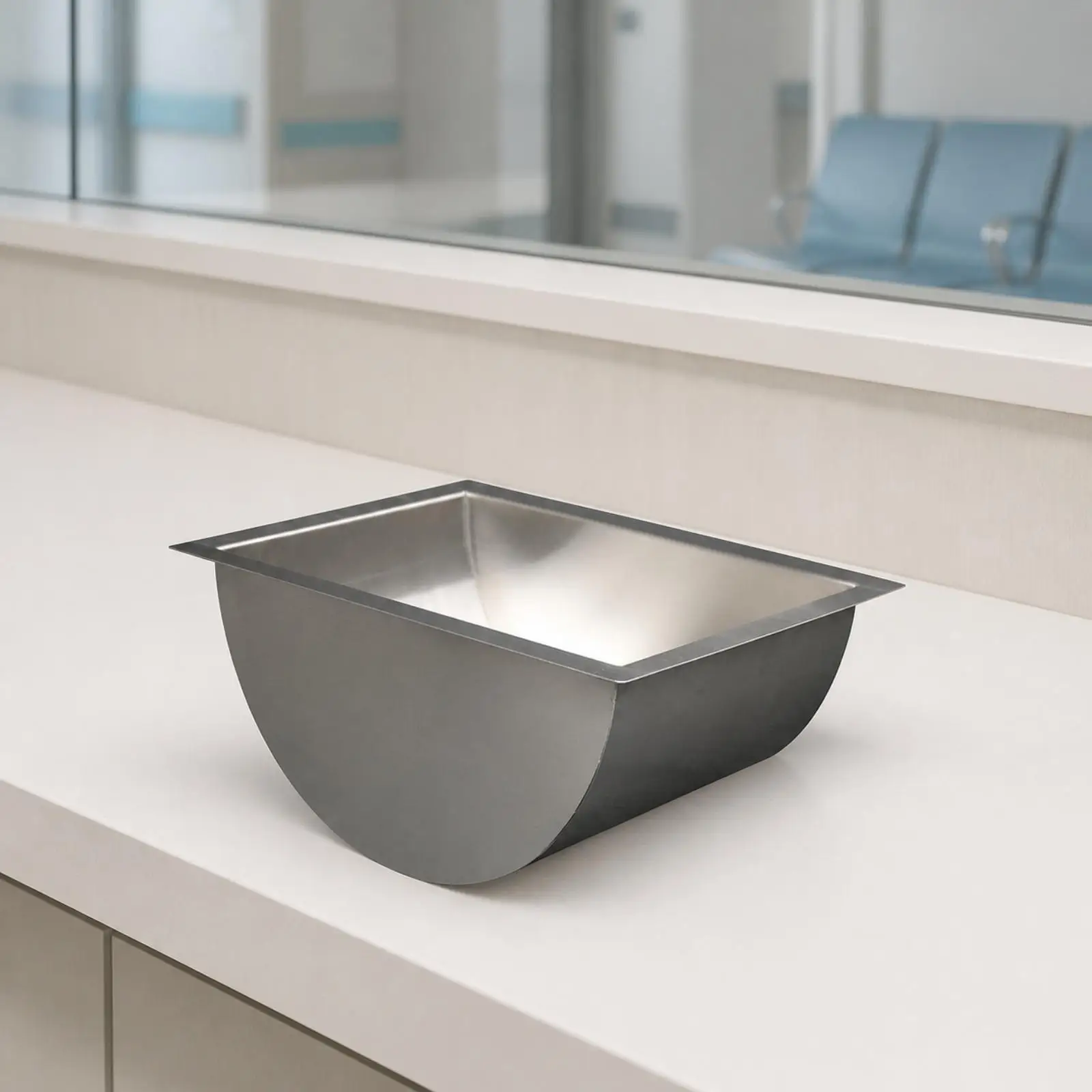 Durable Metal Transaction Tray for Bank Counters with Ample Storage for Small Change