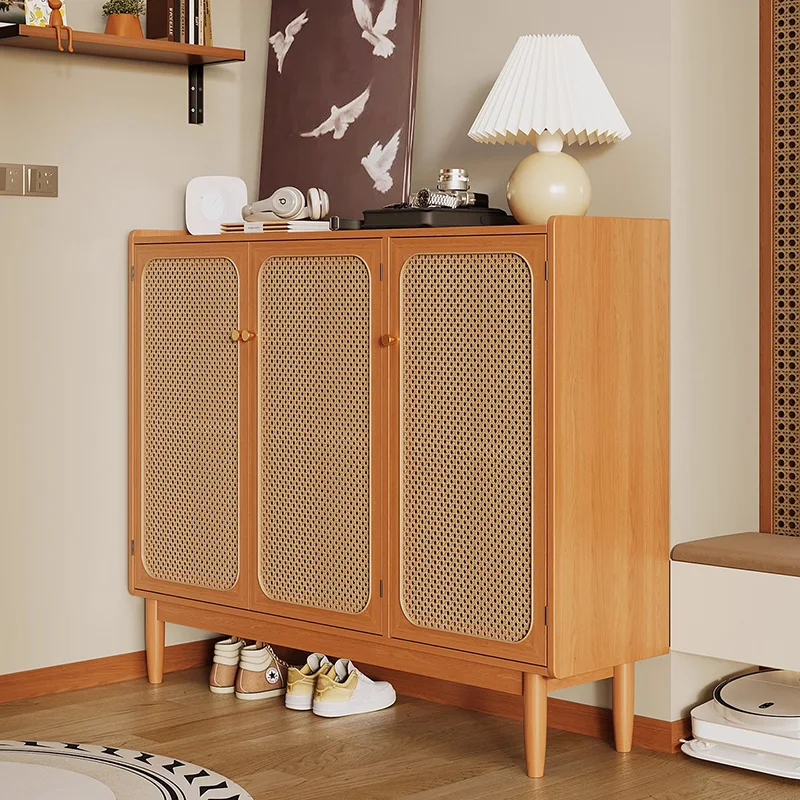 

Wooden Organizer Shoe Shelf Mobile Storage Living Room Luxury Box Designer Shoe Cabinet Slippers Archivadores Home Furniture