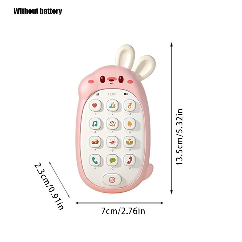 Children's mobile phone toys can gnaw on babies' intelligence early education baby simulation model music phone