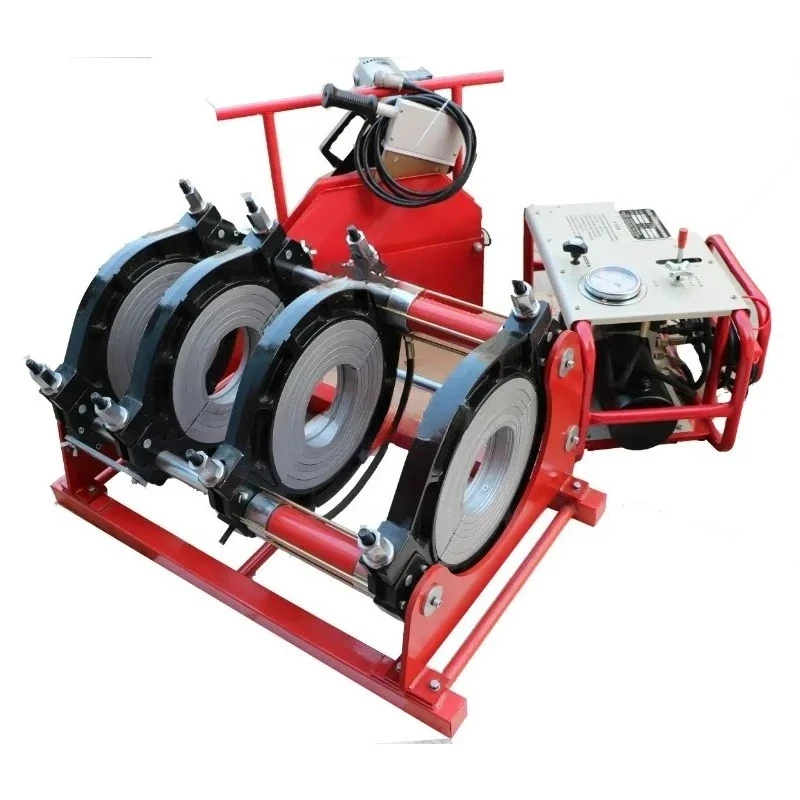 Soldadora hidráulica de fusión a tope HDPE PPR PE para tubos de plástico HP160-315