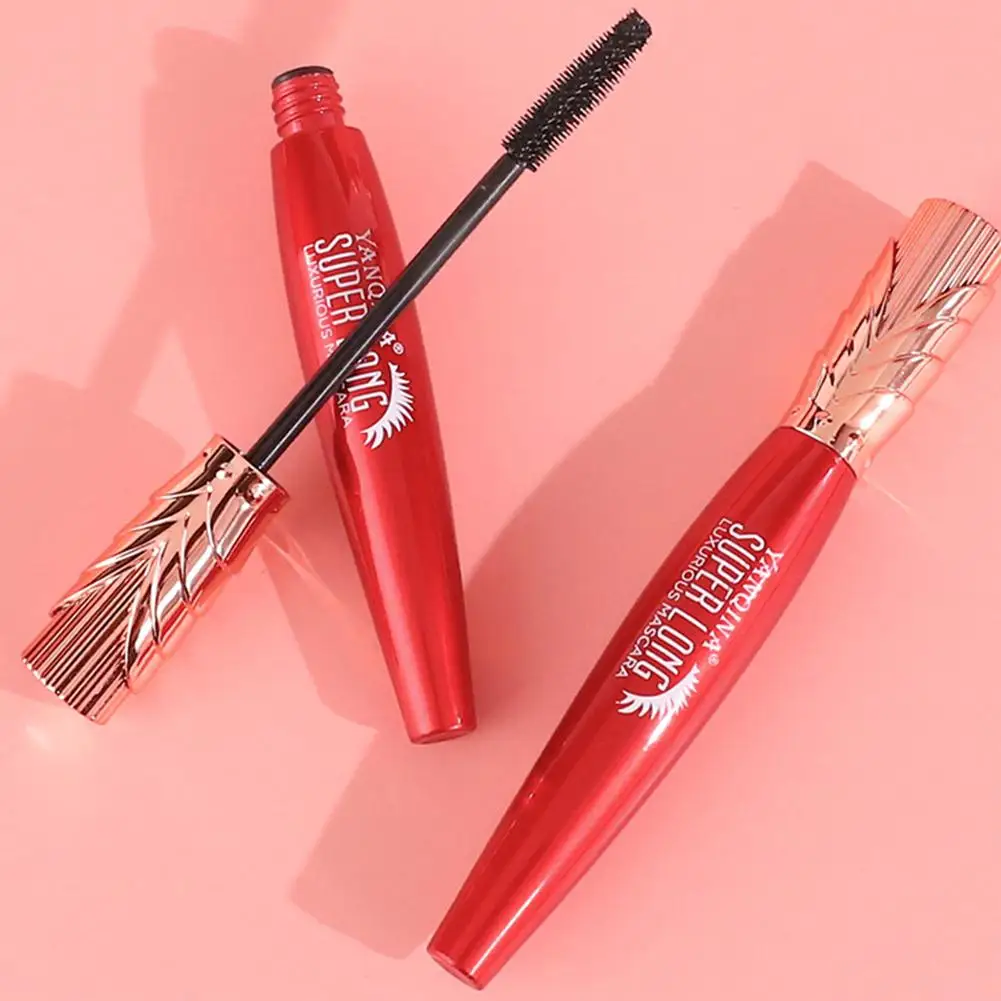 Mascara Black 2Pcs Crown Mascara Waterproof Long Lasting Smudge Proof Thicking Curling Lenthening Eyelash Makeup 2023