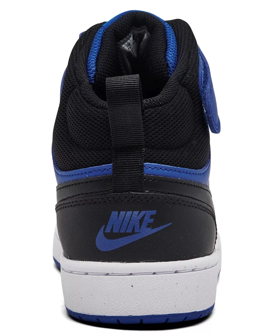 Nike｜Big Boys' Court Borough Mid 2 Fastening Strap Casual Sneakers