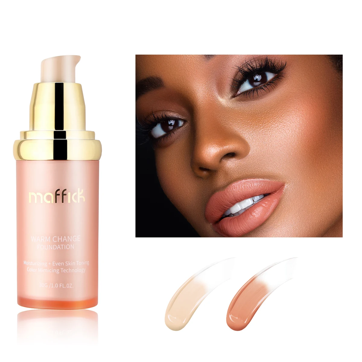 マフィック 2 色ブライトニング長期的な保湿コンシーラー変色ファンデーション防水メイク落としなしコンシーラー