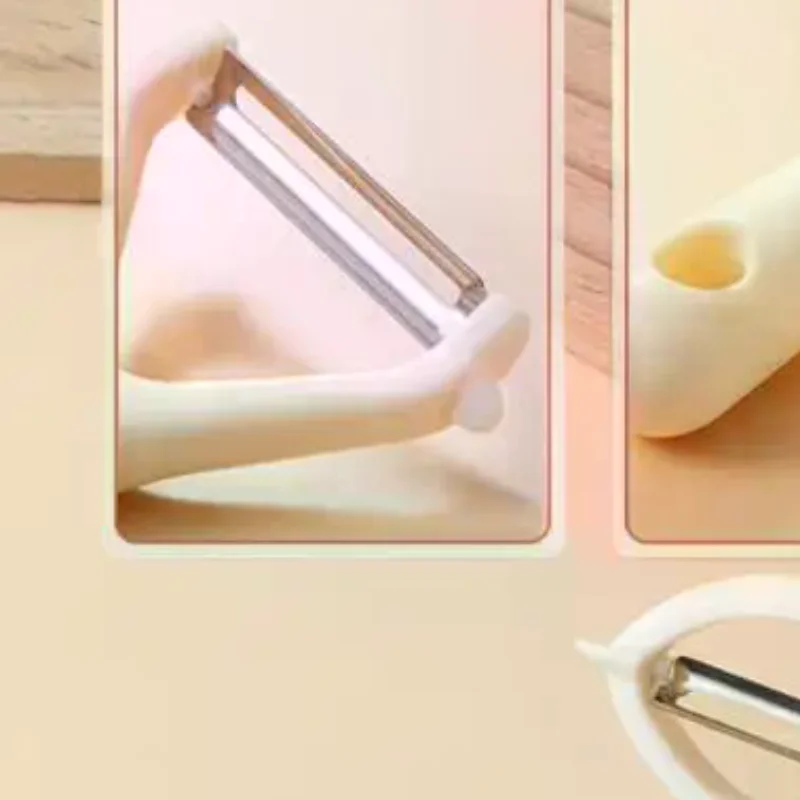 

Long Handle Stainless Steel Peeler Multi Purpose Sharp Blade For Potatoes Fruits Easy Kitchen Peeling Tool
