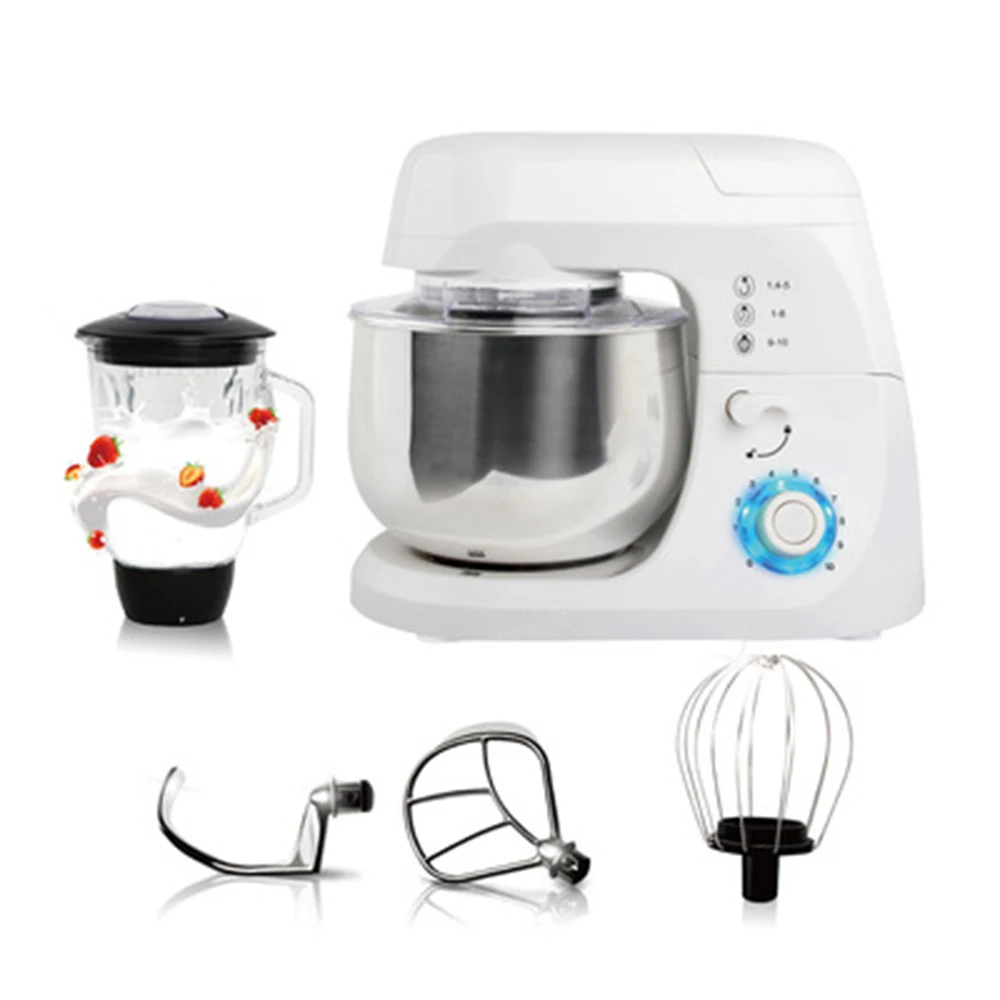 Best Selling Electric Kitchen Commercial Dough Kneading Mixer Machine  Egg Beater Blender Multifunction Food Mixer