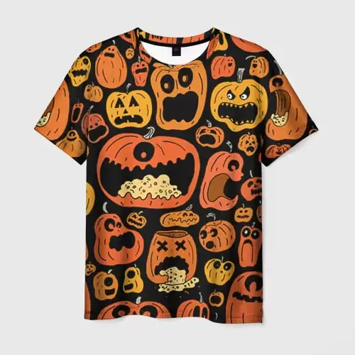 Funny Horror Halloween Pumpkin Head Print T-shirt 3D Men Women Hip Hop Tee Shirt Fashion Unisex Streetwear Kid Short sleeve Tops