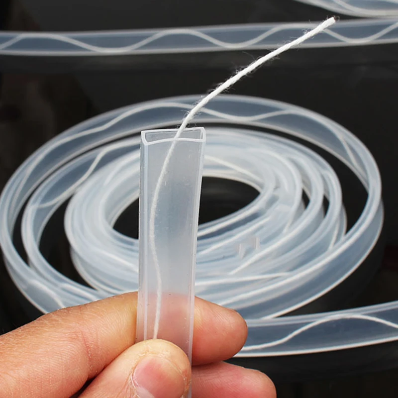 5M Length 10/12mm Silicon Tube IP67 For SMD 5050 3528 Waterproof Led Strip Light