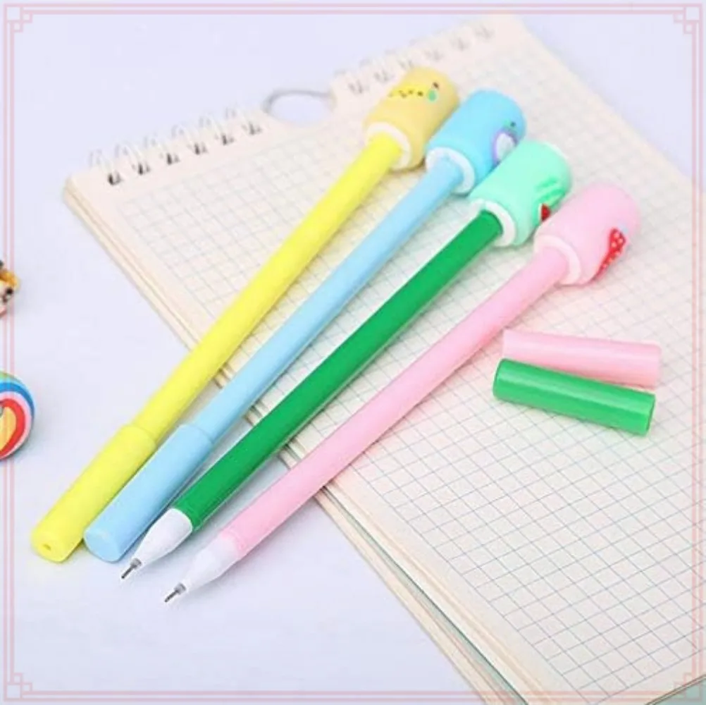 

24 Pcs Wholesale Creative Fruit Cans Gel Pens for Girl Boy School Students Stationery Writing Supplies