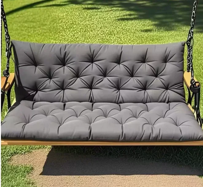 yesThicken Waterproof Outdoor Bench Cushion Swing Sofa Seat Pad Outdoor Furniture Settee Cushion