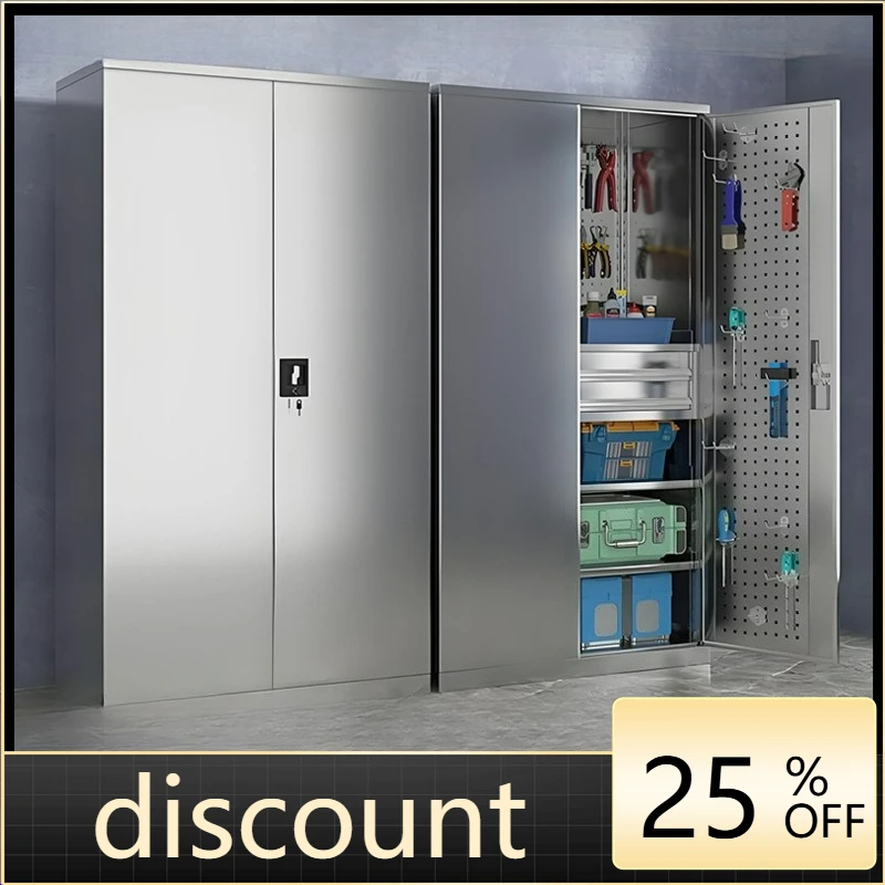 LTT Stainless Steel Heavy Tool Cabinet Hardware Parts Repair Storage Cabinet