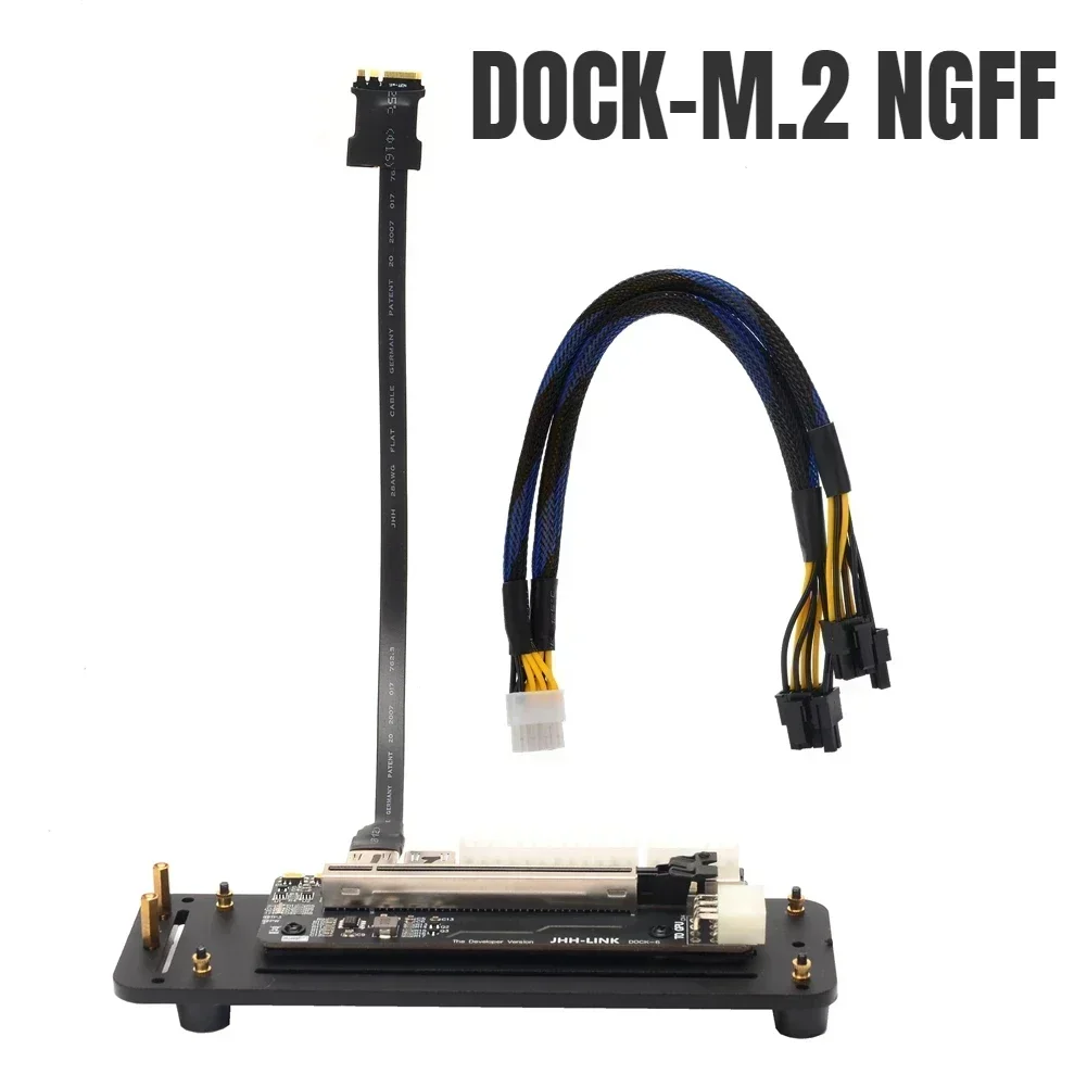 PCI-E X16 3.0 to M2 M.2 NGFF/M.2 NVME/mPCIe/PCIe x1/PCIe x4 GPU DOCK 익스텐션 케이블 노트북 외장 그래픽 카드 eGPU 브래킷