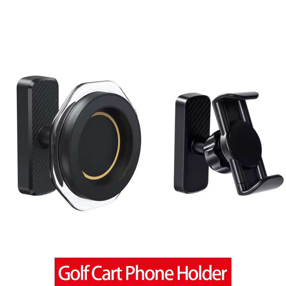 Suporte para Telefone de Carrinho de Golfe Portátil 360 °   Suporte Magnético Rotativo para Celular para Barco, Geladeira, Academia, Universal para iPhone 17 Samsung