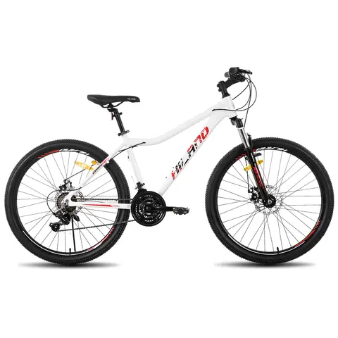 Hiland 20 26 27 Inch Mountain Bike for Women, 21 Speed with Lock-Out Suspension Fork, Dual Disc Brakes, Aluminum Frame MTB
