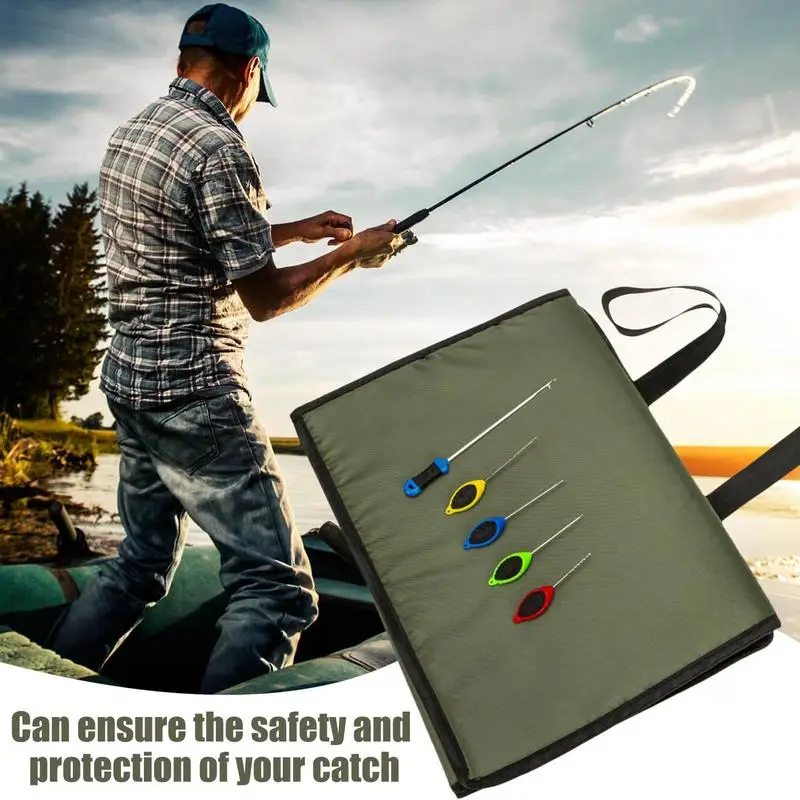 Carp Landing Mat Foldable Carp Fishing Unhooking Mat 3 Fold Design Fish Protection Mats Outdoor Fishing Accessories