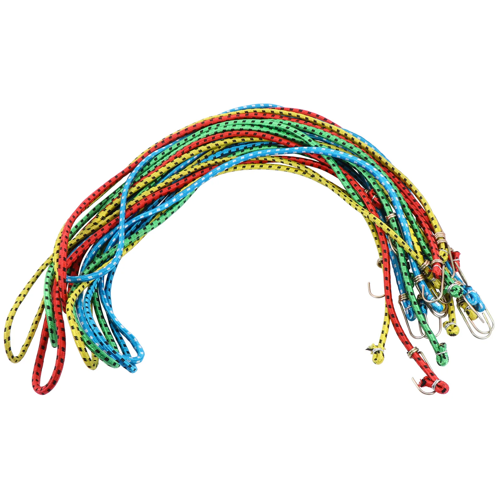 

10Pcs Elastic Luggage Rope Wide Stretch Bike Motorcycle Strap Durable Tie Down for Cargo Bags Bike Luggage Strap