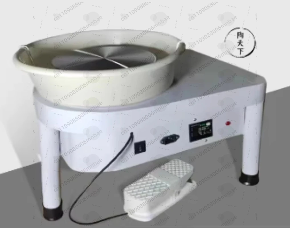 Electric Pottery Wheels Machine Clay Forming Machine Foot Pedal Control DIY Ceramic Clay Sculpting Tool