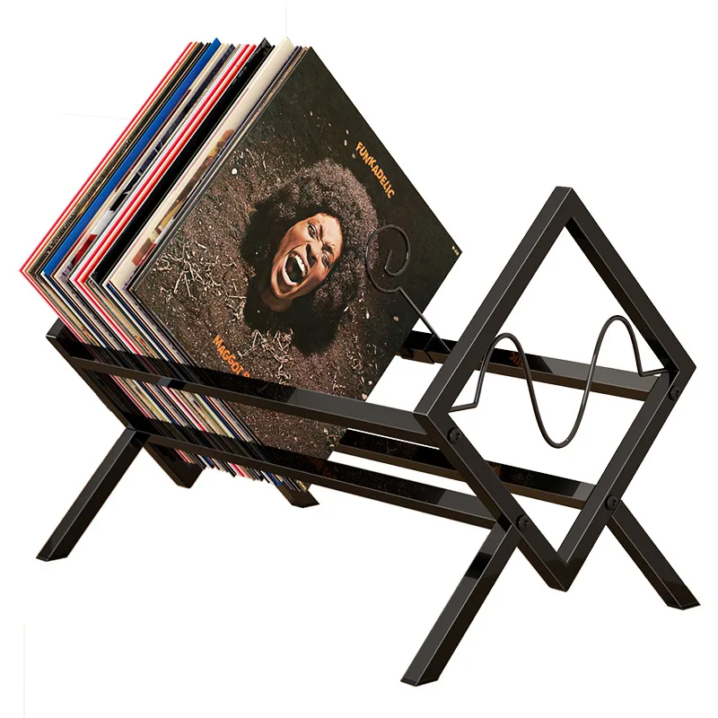 Metal Storage Organizer for CDs Metal Crafts Product  Desktop Storage Display Holder