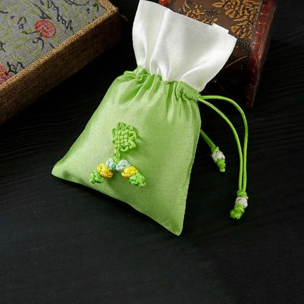 Chinese Knot Drawstring Storage Bag Spice Bag Candy Bag Jewelry Packaging Bag Coin Purse Jewelry Packaging Chinese Style Sachet