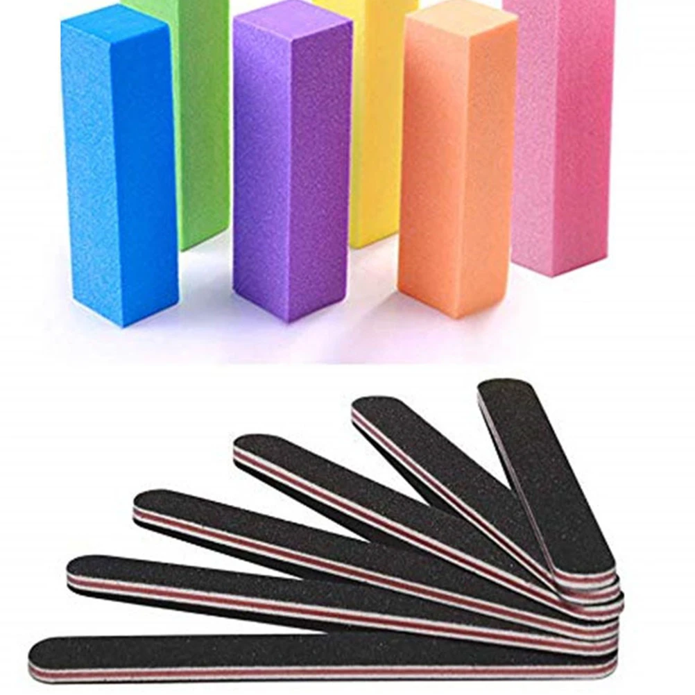 

1 комплект, набор инструментов для шлифования ногтей для профессионального и домашнего использования, ногти на ногах, акриловые пилочки для ногтей, буферы, шлифовальные блоки, смешанные