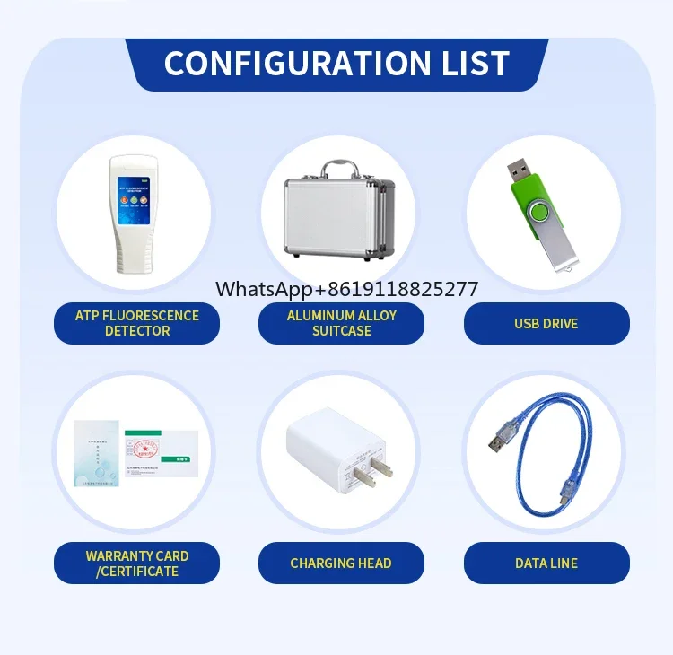 ATP 15s rapid detection of bacteria meter handheld atp bacteria meter Health rapid detection Portable microorganism meter