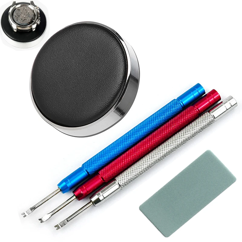 

Watch Hand Presser Watch Hour Minute Second Hand Pressing Setting Movement Casing Cushion Pad Holder Jewellery Repair Tool Set