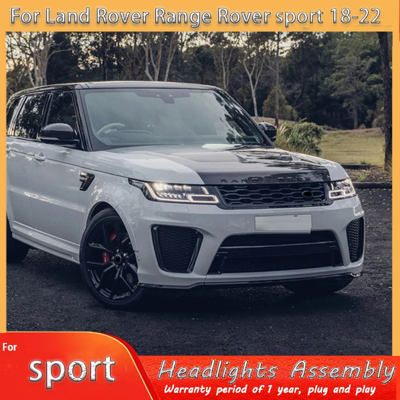 

Car Accessories For Land Rover Range Rover Vogue 2018-2022 Sport Modified high-end LED DRL with four lenses LED Front Headlights