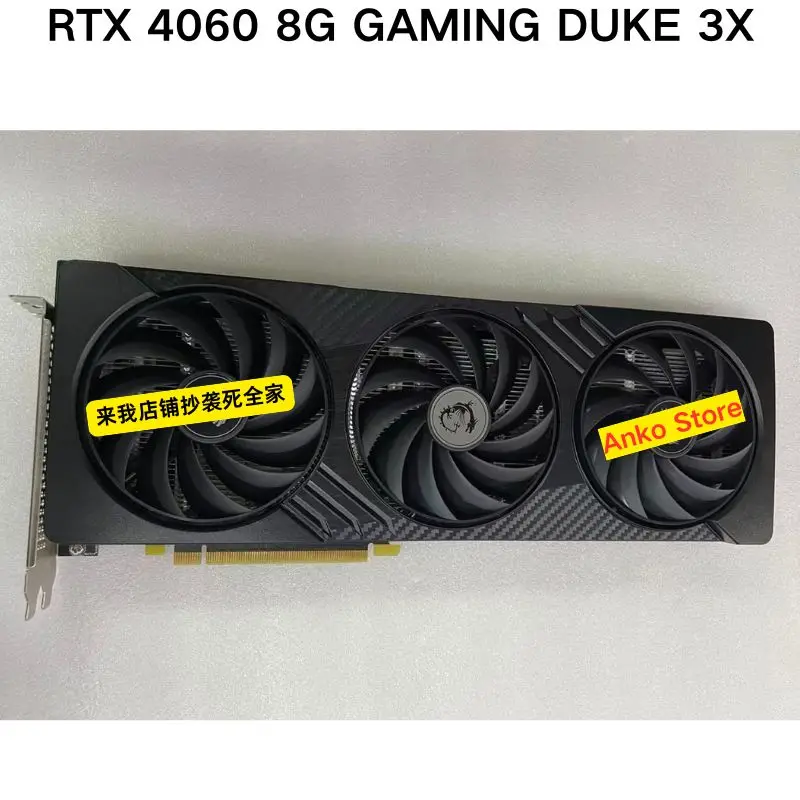 Second-hand test OK  RTX 4060 8G Gaming DUKE 3X graphics card