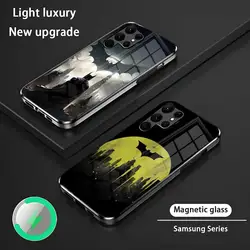 Dc-b-Batmans-s Phone Case For Samsung S 25 S24 S23 S22 S21 S20 Plus Ultra Note20 Glass Magnetic Phone Case