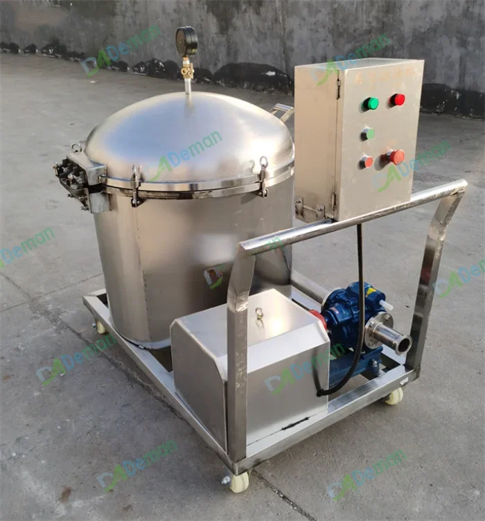 Vacuum edible oil filter purifier for peanut and olive oil