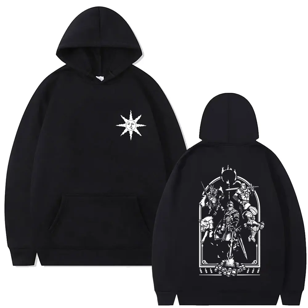 

Game Dark Souls Praise The Sun Hoodie Men Women Gothic Rock Hooded Sweatshirt Male Fashion Vintage Oversized Long Sleeve Hoodies