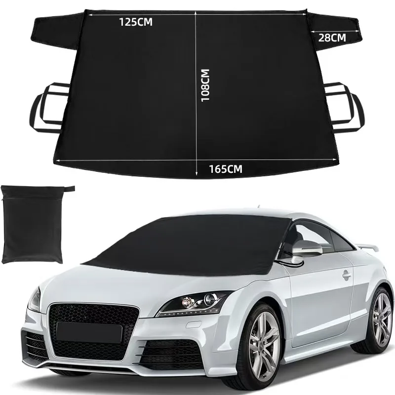 

Customizable Heavy Duty Oxford Windshield Cover for Cars, SUVs, & Trucks - Anti-Freeze Design Winter Windshield Protector