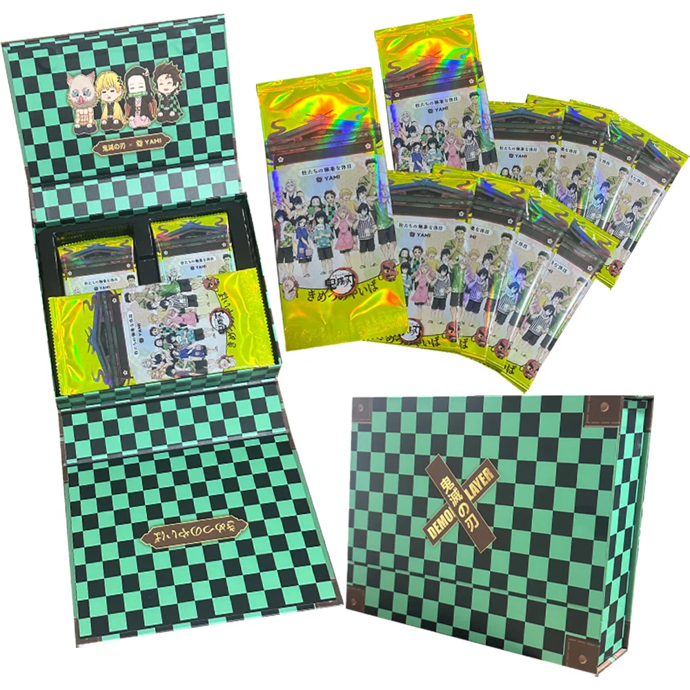 2026 YAMI 3 Demon Slayer Collection Cards Exquisite Embroidery Craftsmanship Anime Creative Character Gifts