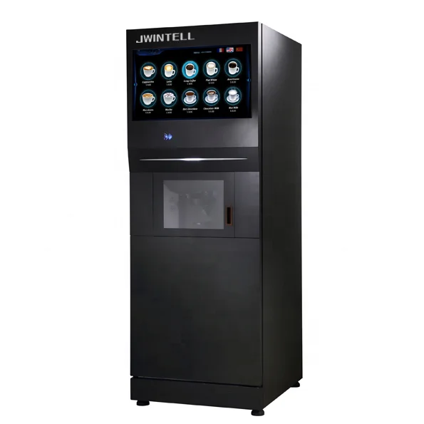 Convenient And Fast Coffee Vending Machine Ice Cubes/hot Bean To Cup Coffee Automatic Instant Coffee Powder Vending Machines