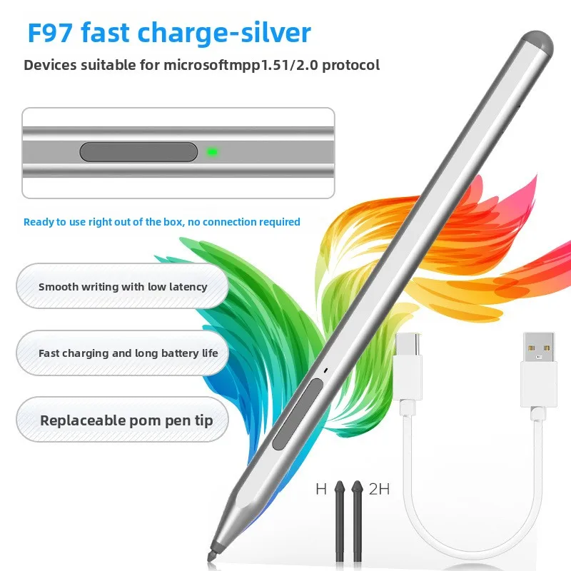MPP Protocol Stylus Pen Palm Rejection Touch Handwriting Pen For Microsoft Surface Pro Go Laptop Book