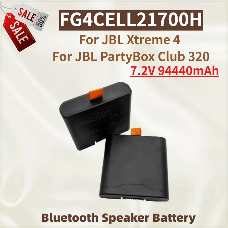 

Высококачественная батарея FG4CELL21700H 7.2V 9444mAh для JBL Xtreme4, PartyBox 4-го поколения, Bluetooth-колонка, абсолютно новая
