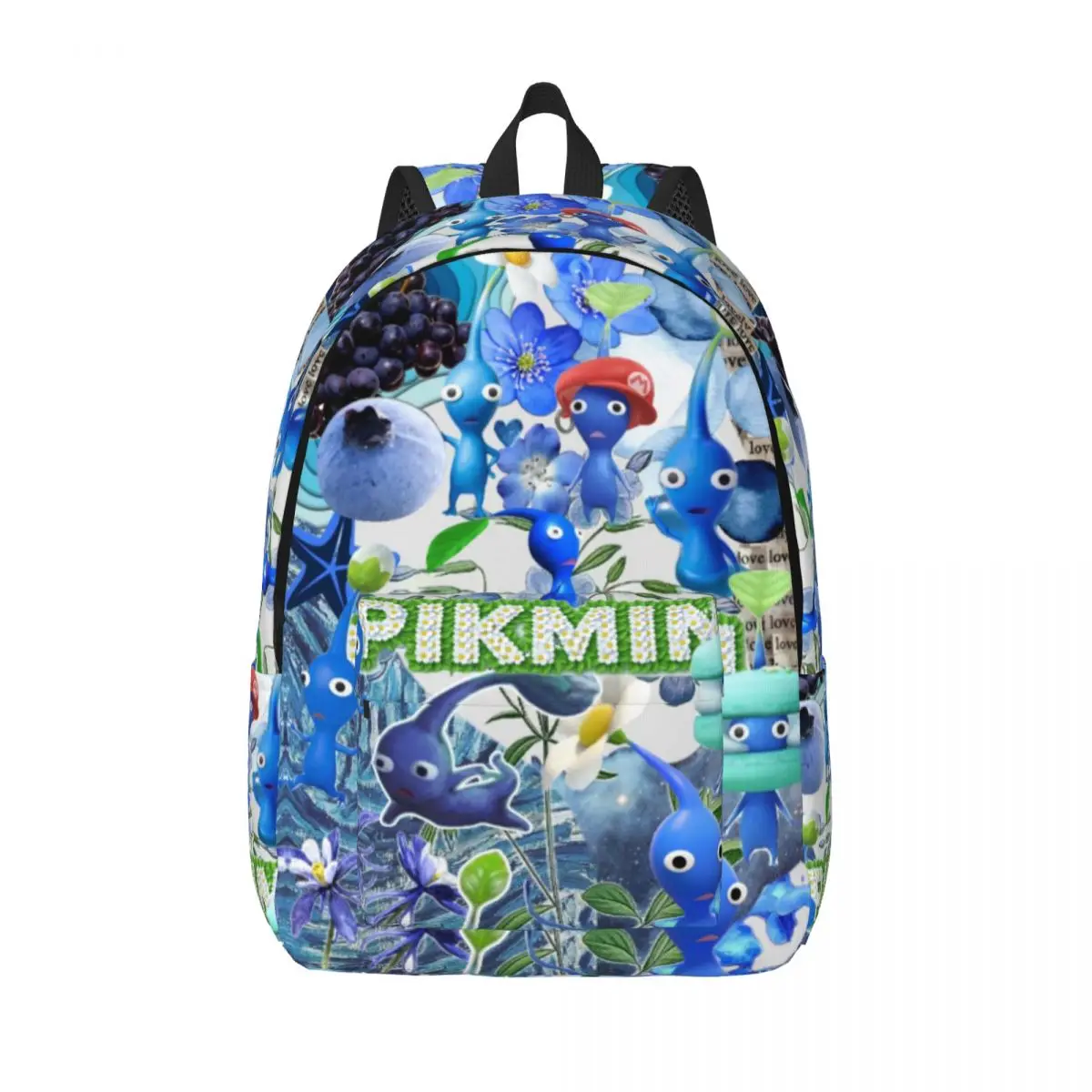 Pikmin For Girls Boys Large Capacity Student Backpack Lightweight waterproof Backpack 15.7in 17.7in