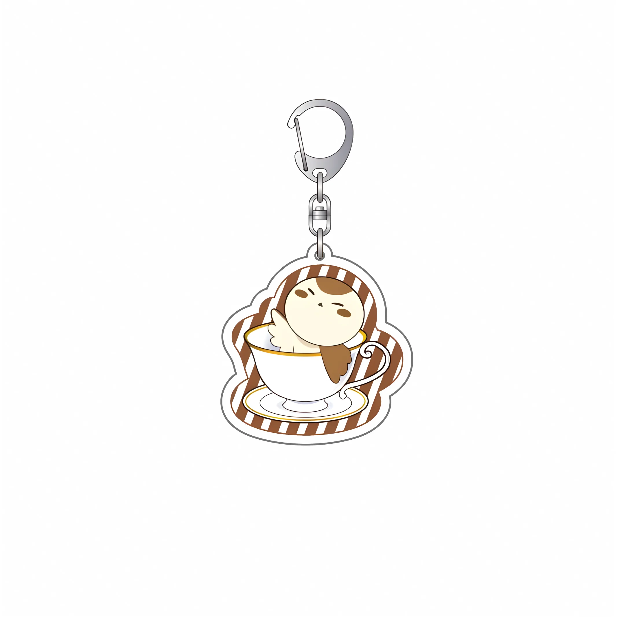 The Food Diary of Miss Maid！ Acrylic Figure Doll Game Keychain Model Plate Cosplay for Gift Keychain 6CM