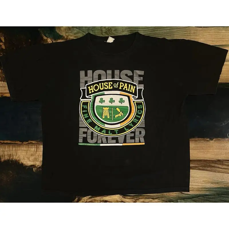 Vintage Y2K House of Pain Fine Malt Lyrics House Forever Rap Tee