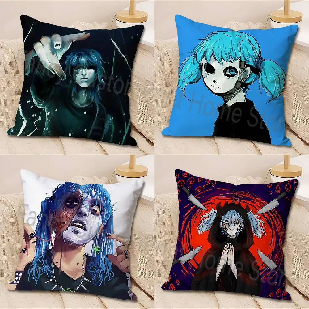 

S-Sally F-Face Game Various Sizes Square Pillow Case For Car Home Bedchamber Decor Custom Valentine gift